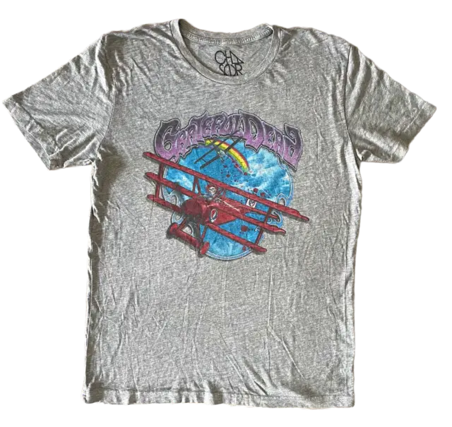 Grateful Dead Red Baron t-shirt by Chaser Brand 70's Rock band Tee Deadhead
