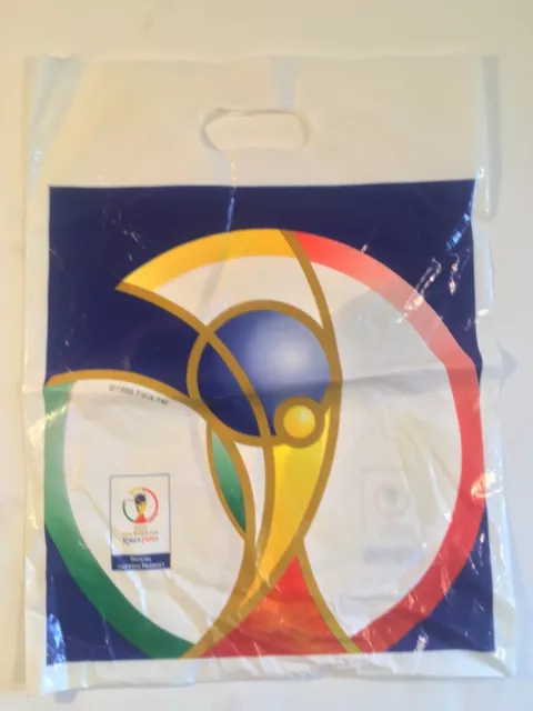 2002 world cup Japan South Korea FIFA carrier bag. Football Memorabilia