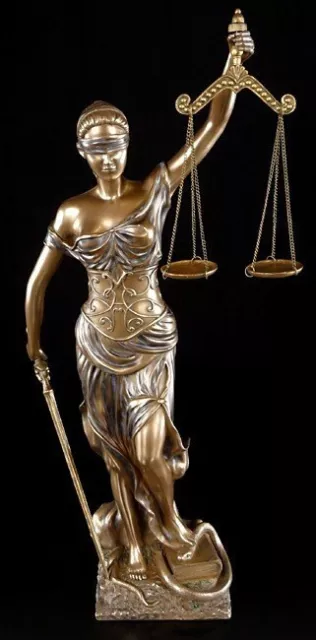 Justicia Estatua Medio - Figura de Jardín - Diosa El Justicia Decoración