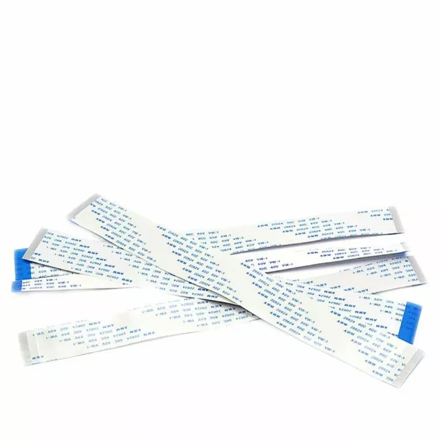 5 Pcs FFC Flexible Flat Cable Ribbon 4 6 8 10 12-20Pin Pitch 0.5/1.0mm AWM 20624 2