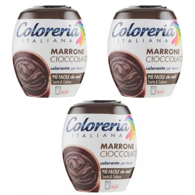 3PZ COLORERIA ITALIANA Colorante per tessuti in polvere Marrone Cioccolato  350gr EUR 24,90 - PicClick IT