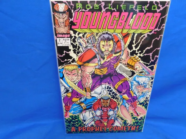 YOUNGBLOOD #2 Rob Liefeld 1st Appearance Prophet + Shadowhawk Image 1992 VF/NM
