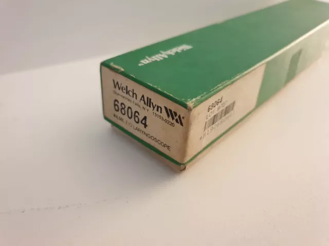Hillrom Welch Allyn Fiber Optic Miller Blade for Laryngoscope 68064- size-4