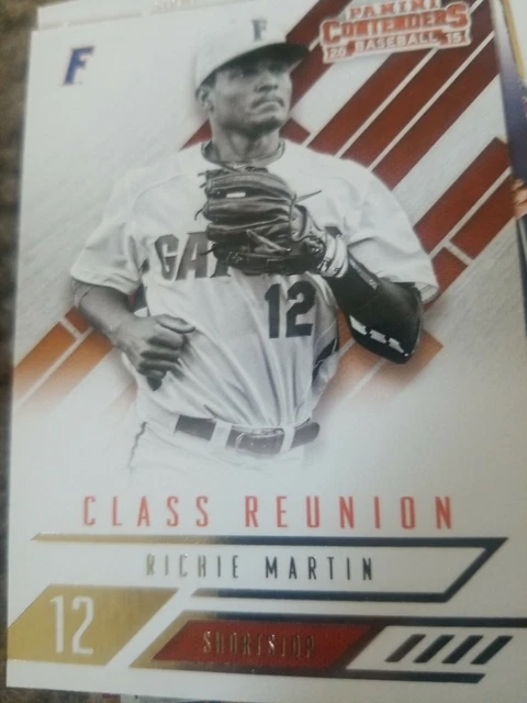 2015 Panini Contenders Class Reunion #11 Richie Martin RC