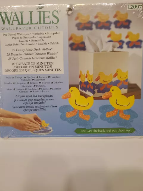 25 Little Yellow Rubber Water Duckies Duck Wallies Wallpaper Cutouts Wall Decor