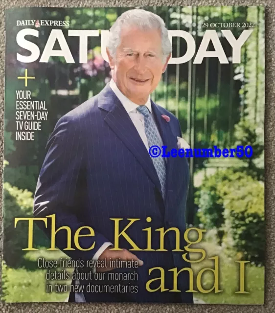 Daily Express Saturday Magazine King Charles 29/10/22 Jimmy Akingbola Top Gear