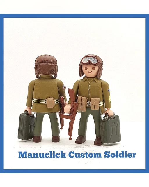 PLAYMOBIL CUSTOM WW2 US ARMY SOLDIER SECOND WORLD WAR TANKMAN NEW EUR playmobil-custom-ww2-us-army-soldier-second-world-war-tankman-new-eur