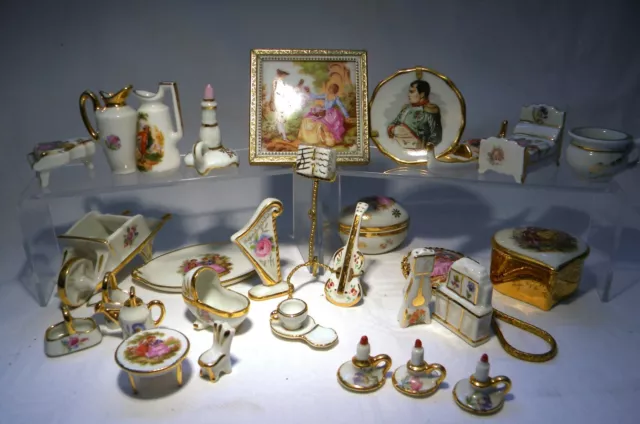 Limoges Doll House Miniature Selection