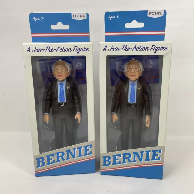 2 FCTRY Bernie Sanders Free Standing A Join The Political Action Figure 2016
