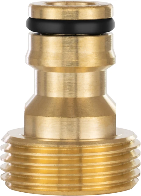 Poppstar Adaptateur d’eau avec Filetage Extérieur 3/4 pouces et Raccord Rapide
