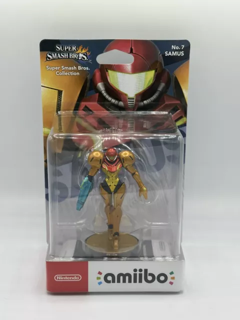 Nintendo Amiibo Samus No.7 Super Smash Bros Collection *Buy 3 Get £5 Off*