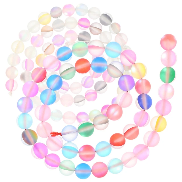 2 cordes bijoux en cristal perles en verre Bracelets artisanat Perles 4