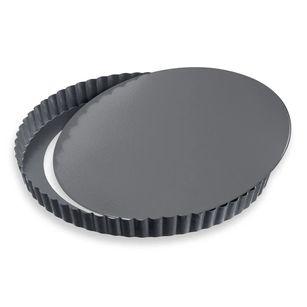 Plat / moule Five Simply Smart - Plat à Tarte Fond Amovible 32cm Gris