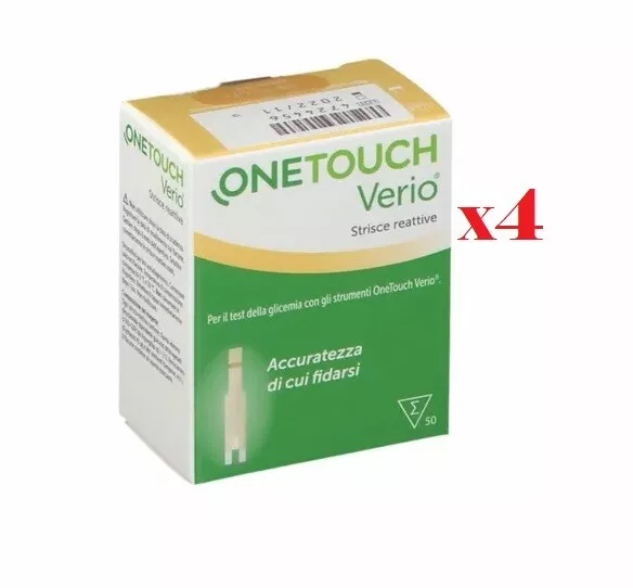 OFFERTA One touch Verio 100 strisce reattive diabete test lifescan scad. 08/2025