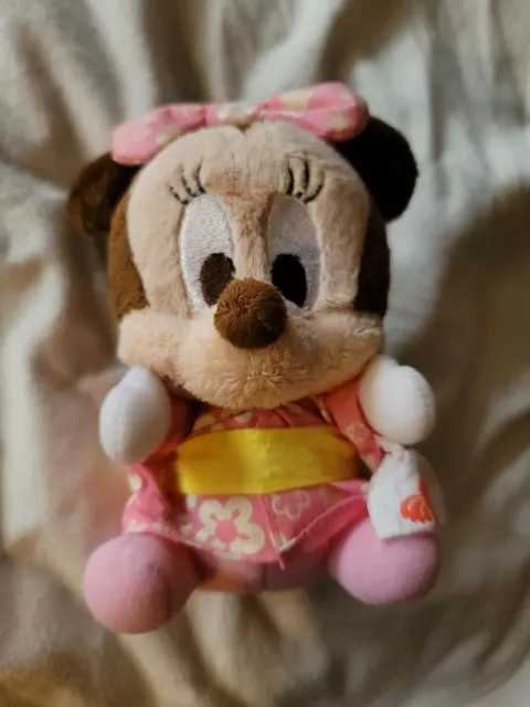 Baby Pink Kimono Minnie Mouse Japan Disney store plush