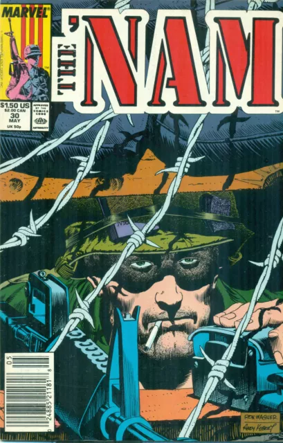 The Nam #30 By Doug Murray Wayne Vansant Vietnam War POW MIA Marvel 1989