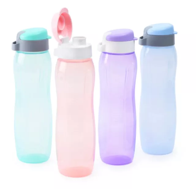 Tupperware Gen II ECO Drink Bottle 750ml Water Bottle with Easy Drinking Cap New