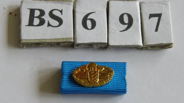 Bandspange Feuerwehr Baden Württemberg Leistungsabzeichen golden z. auf(BS697)