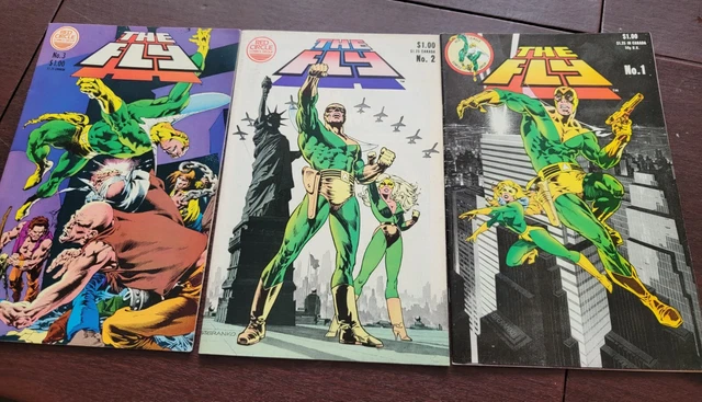 THE FLY #1, 2, 3 1983 Red Circle Mighty Crusaders Archie Comics