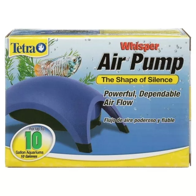 Tetra Whisper Air Pump For Fish Tank Aquarium Filter Non-ul , Up To 10 Gallons