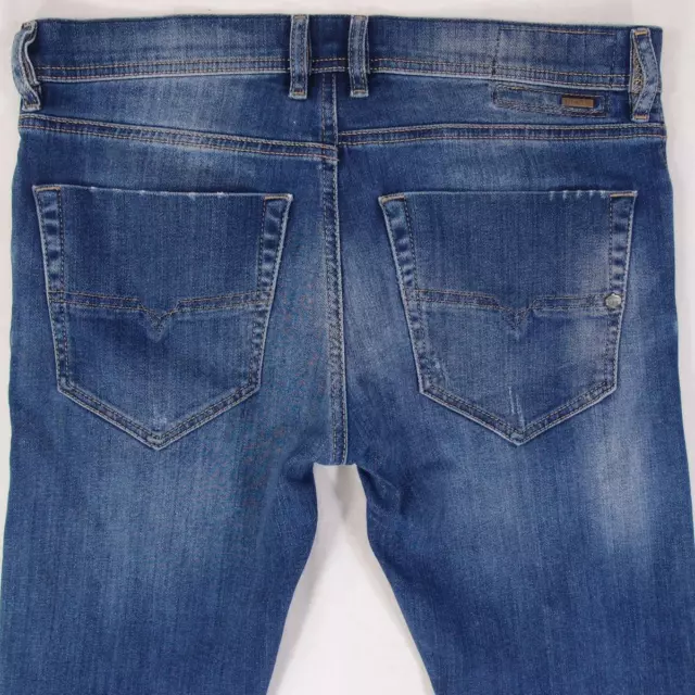 MENS DIESEL TEPPHAR 084GG Stretch Slim Straight Blue Jeans W33 W32 L32 ...