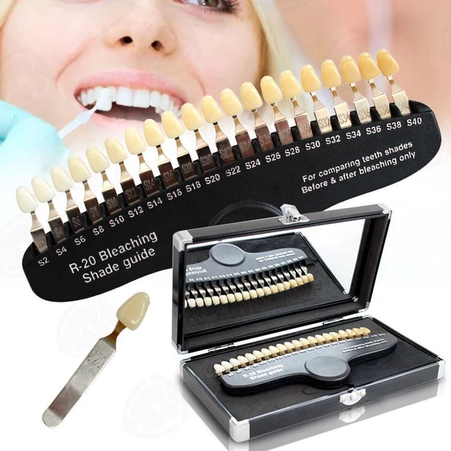 Universal Bleaching 3D Tooth Color Comparator R-20 Teeth Whitening Shade Guide