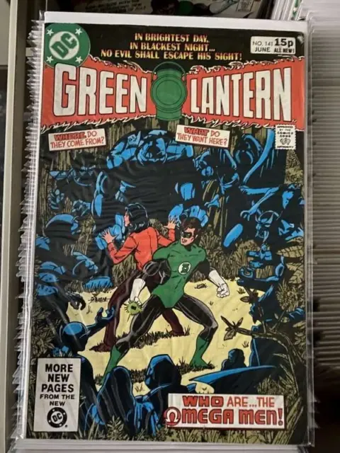 Green Lantern #141. KEY 1st App Omega Men (DC 1981) VF+ Bronze Age Issue.