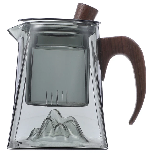 Teiera In Vetro Borosilicato 1,94L Con Infusore Rimovibile - Bollitore Adatto A Piano Cottura E Microonde, Lavabile In Lavastoviglie - 4