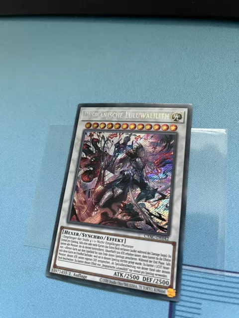 Yu-Gi-Oh! Despianische Luluwalilith CYAC-DE042 V1 Secret Rare Nm 1. Auflage