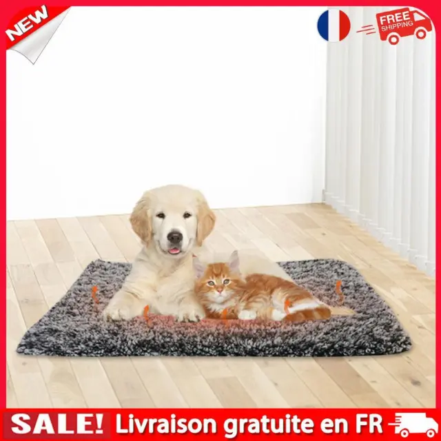 Self-Warming Cat Bed Pad Washable Self-Heating Dog Bed Mat for Cats Dogs (L)