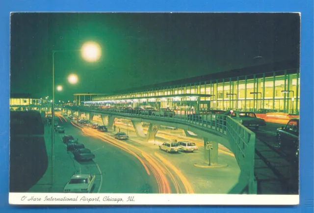 Terminal Building,O'hare International Airport,Chicago,Illinois,U.s.a.postcard