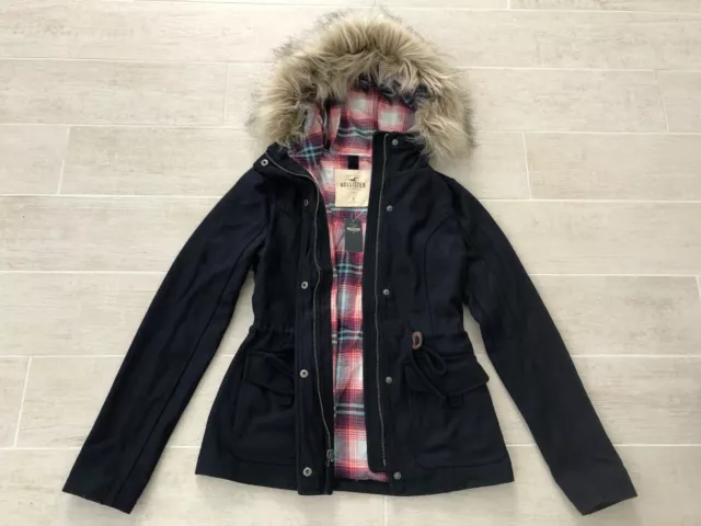 Hollister Women Cozy Lined Parka Outerwear Jacket size XS , S , M new with  tag