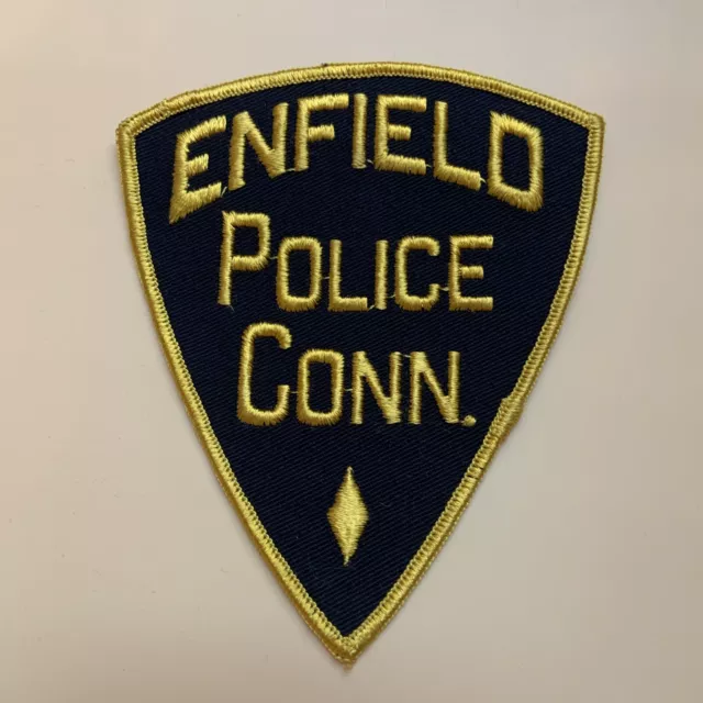 Enfield Connecticut Police Patch Very Old Pre-1970s Rare Type