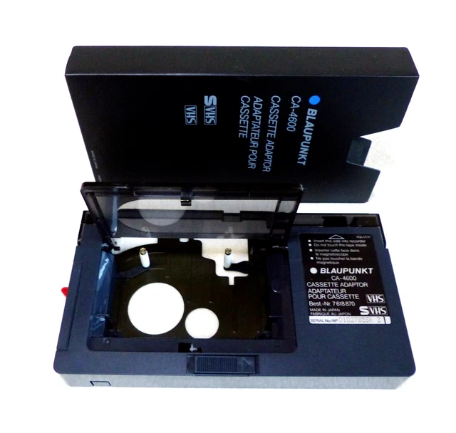 VHS-C To VHS Adapter - Play & Record Camcorder Tapes On Standard VCR