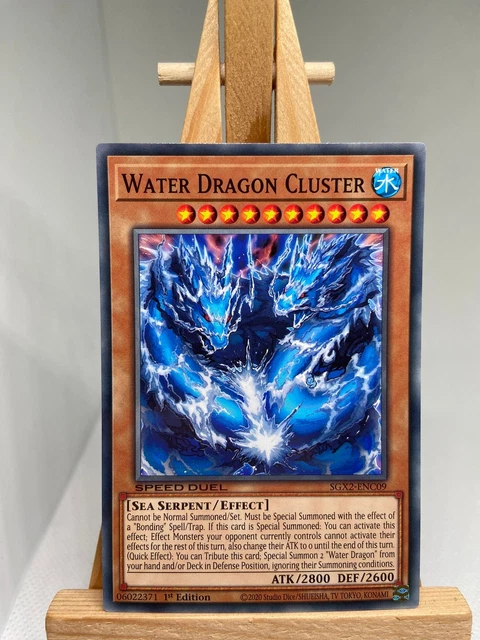 WATER DRAGON CLUSTER - 1st Edition SGX2-ENC09 - NM - YuGiOh 0.99 -  PicClick UK