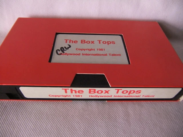 THE BOX TOPS 1981 Promo VHS Tape Concert Video Hollywood International ...