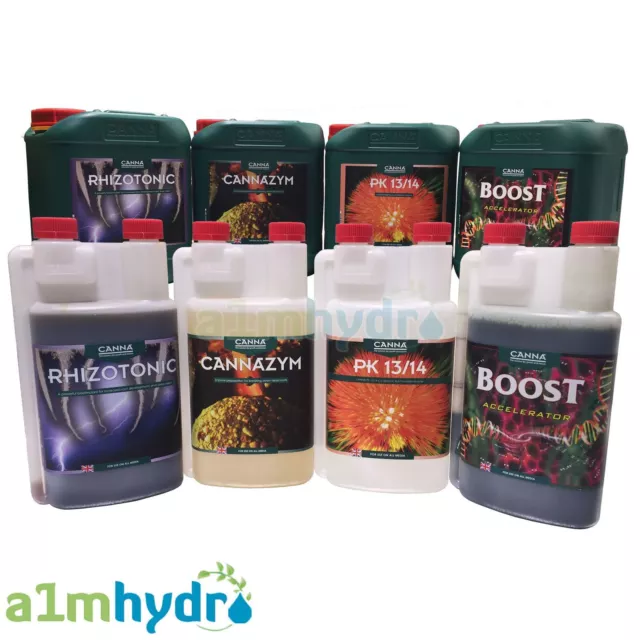 Canna Additive Full Range Boost Rhizotonic Cannazym PK 13/14 250ml 1 Litre 5L