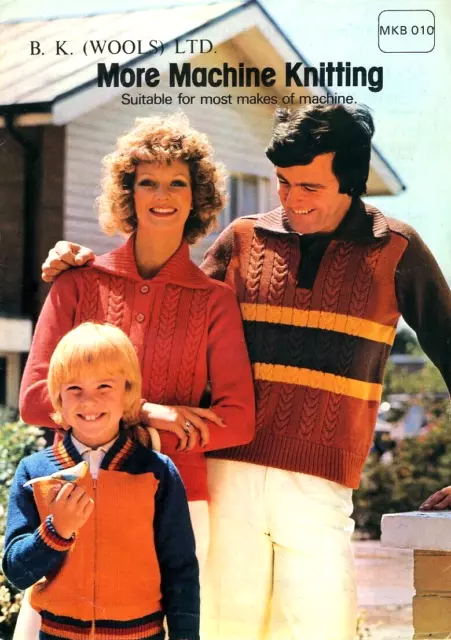 B. K. (wools) LTD More Machine Knitting MKB 010 - Vintage 1975
