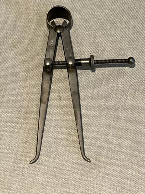 Vintage Craftsman 7"  Inside Flat Legs Spring Calipers Divider - Estate Find
