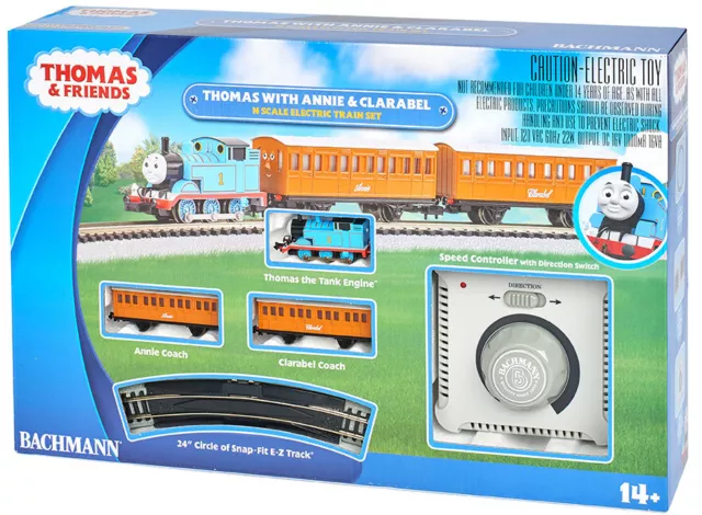 Bachmann 24028 Thomas With Annie and Clarabel Train Set N GAUGE 1:160 Scale