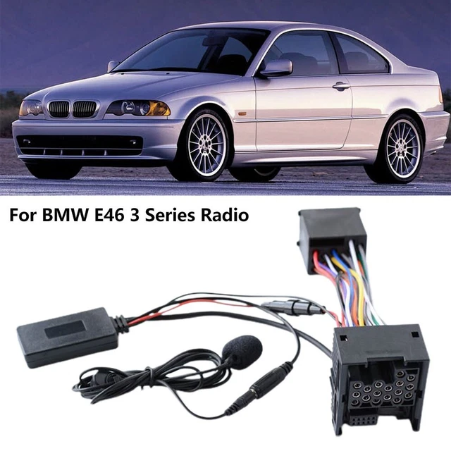 Wireless Bluetooth Audio Streaming Adapter for BMW E46 3 Series Radio AUX Input