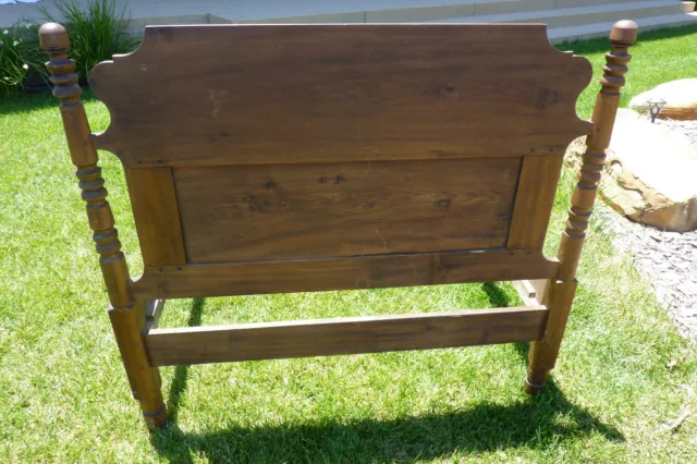 Antique Bed 3/4 150 years old Virginia Hardwood 3