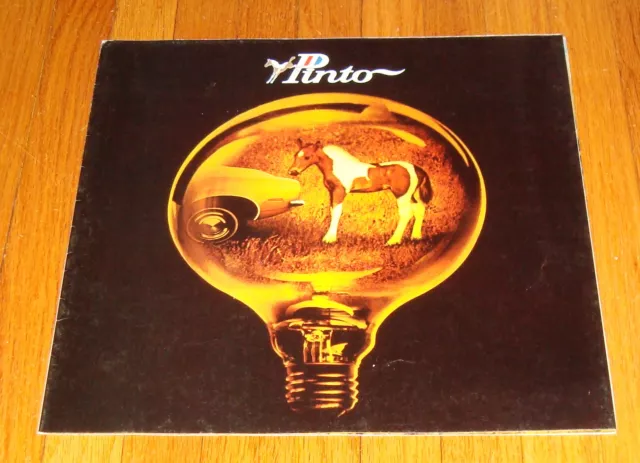 Original 1971 Ford Pinto Foldout Sales Brochure Large Poster Catalog