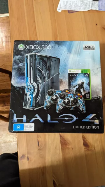 Xbox 360 halo 4 LIMITED EDITION Console 320GB. BRAND NEW & SEALED MC