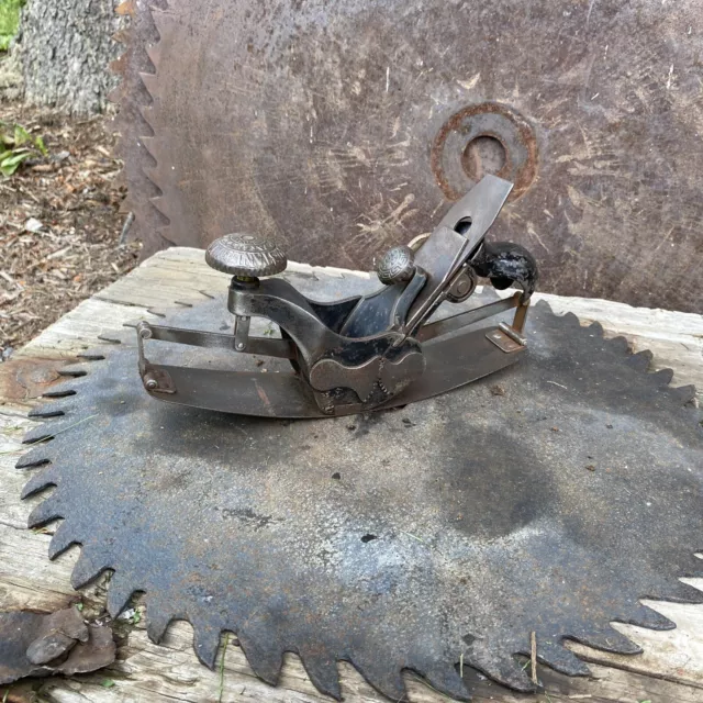 Antique Stanley Rule Level Co. No. 113 Circular/Compass Plane NO RESERVE
