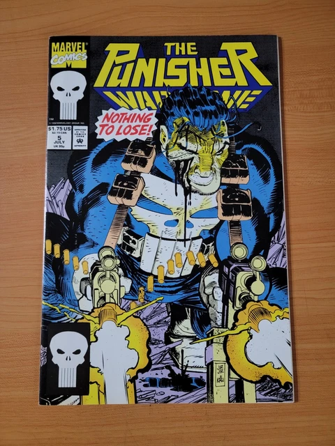 Punisher War Zone #5 Direct Market Edition ~ NEAR MINT NM ~ 1992 Marvel Comics