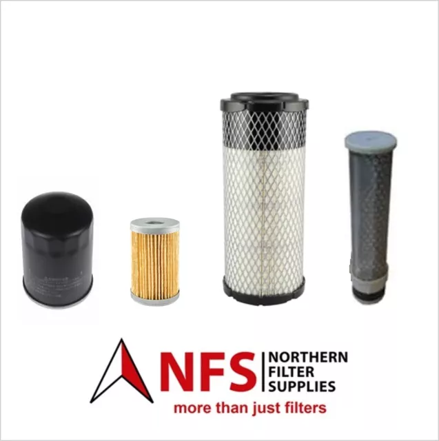 NFS Filter Kit fits Kubota KX61-3 with V1505 engine