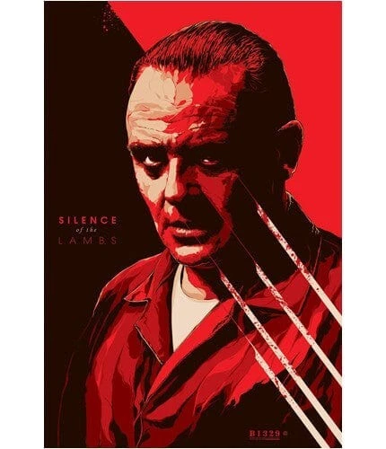 Silence Of The Lambs 24"x36" Screen Print Art Poster by Ken Taylor Ltd. Mondo