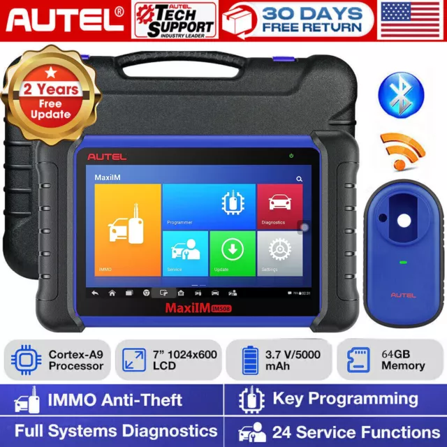 Autel MaxiIM IM508 IMMO Key Programming Tool Auto Diagnostic Full System Scanner