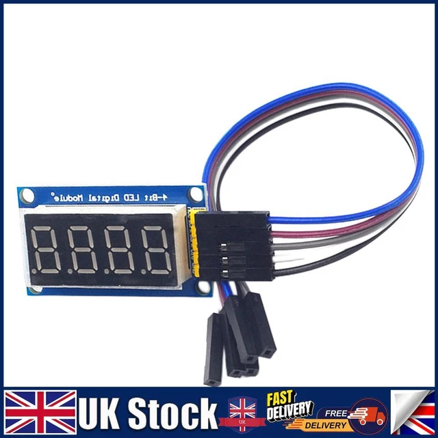 74HC595 DIGITAL LED Display Module 4-Digit LED Display Module ...